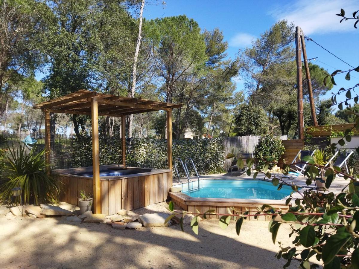 Maison 5 Personnes En Garrigue - Piscine-Spa Prive Langlade Luaran gambar
