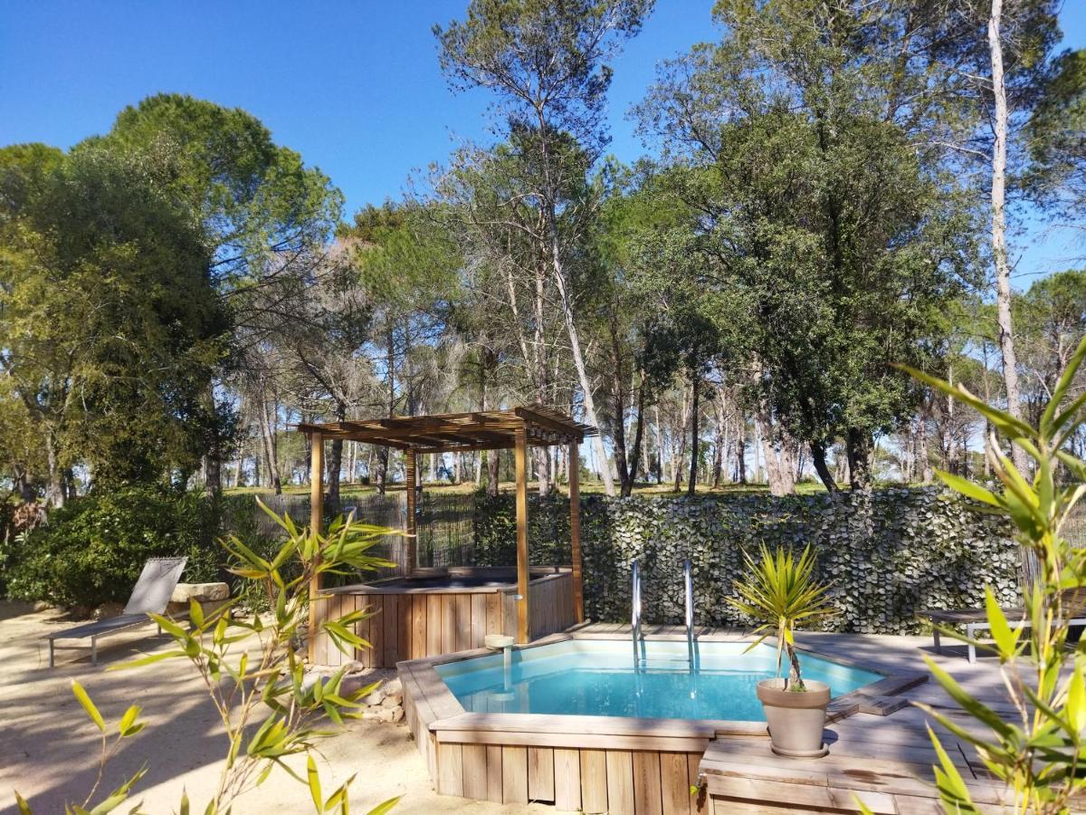 Maison 5 Personnes En Garrigue - Piscine-Spa Prive Langlade Luaran gambar
